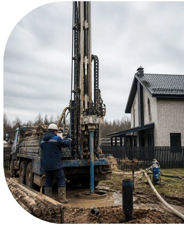 Бурение скважин на воду под ключ в Коломне от 121668 р. | АПаруса-Клм